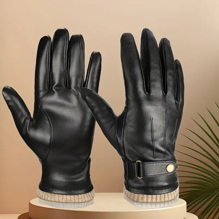 Matheo - Guantes Térmicos De Piel Para Invierno
