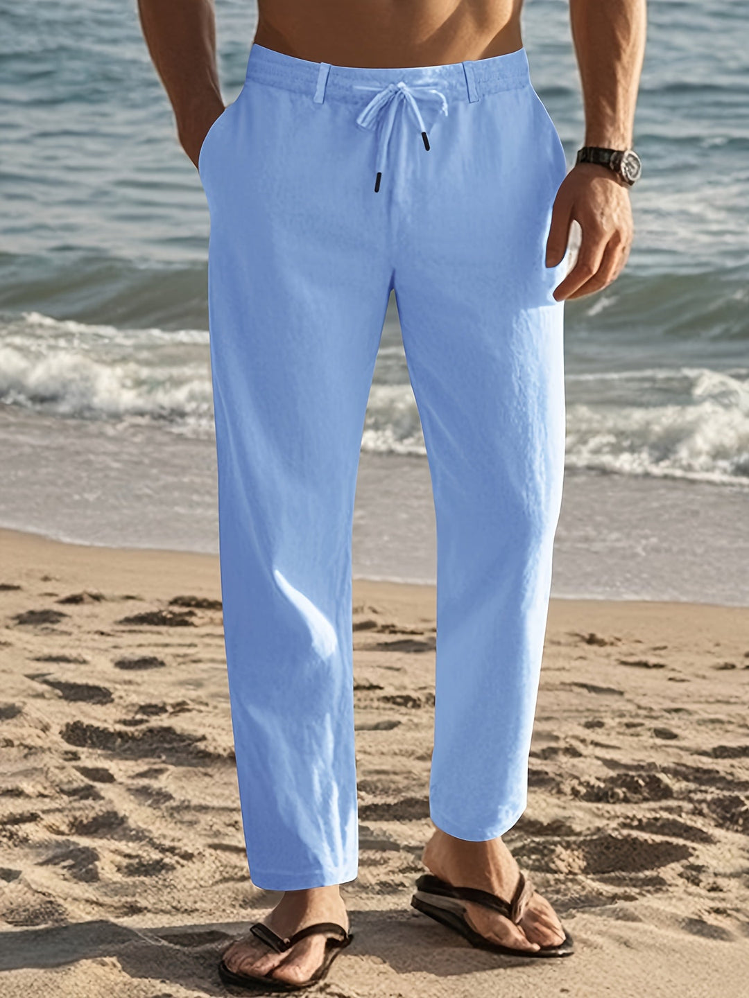 Erikas - Pantalones Cómodos De Lino