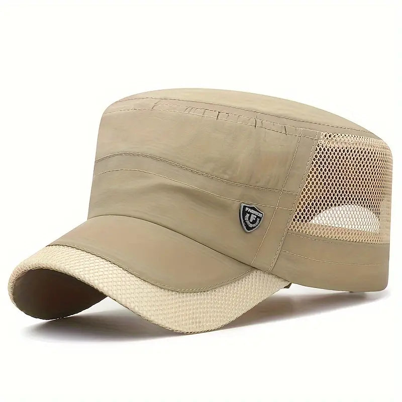 Miron - Gorra Plana De Malla Transpirable y Secado Rápido