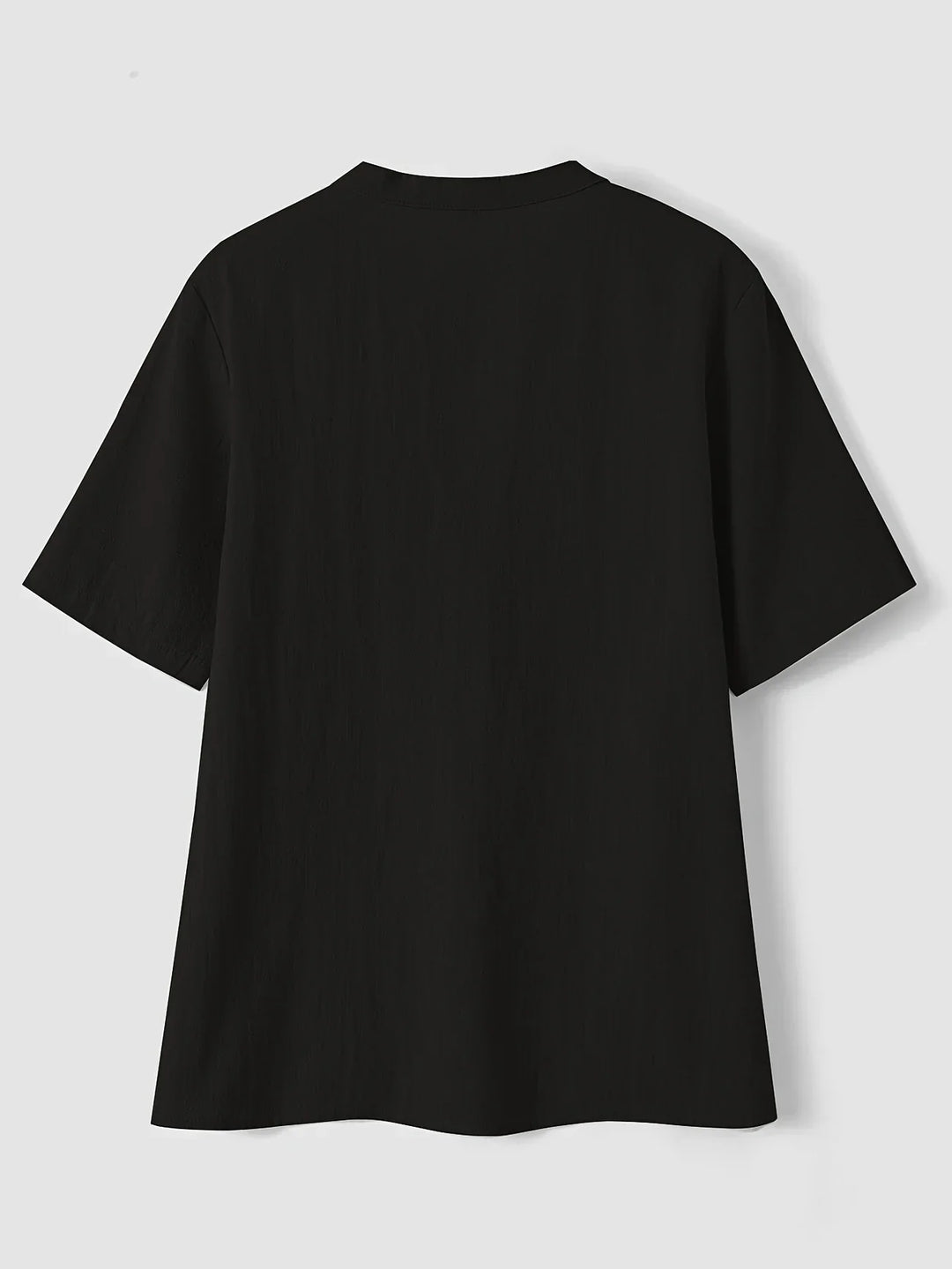Nerida - Blusa Moderna Con Cuello En V y Manga Corta