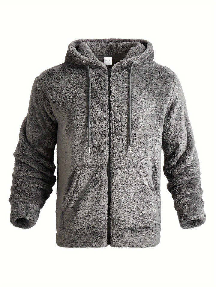 Hessel - Sudadera Con Capucha y Manga Larga Con Cremallera