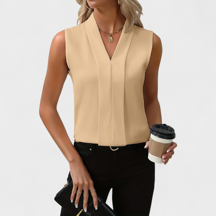 Nekane - Elegante Blusa Sin Mangas