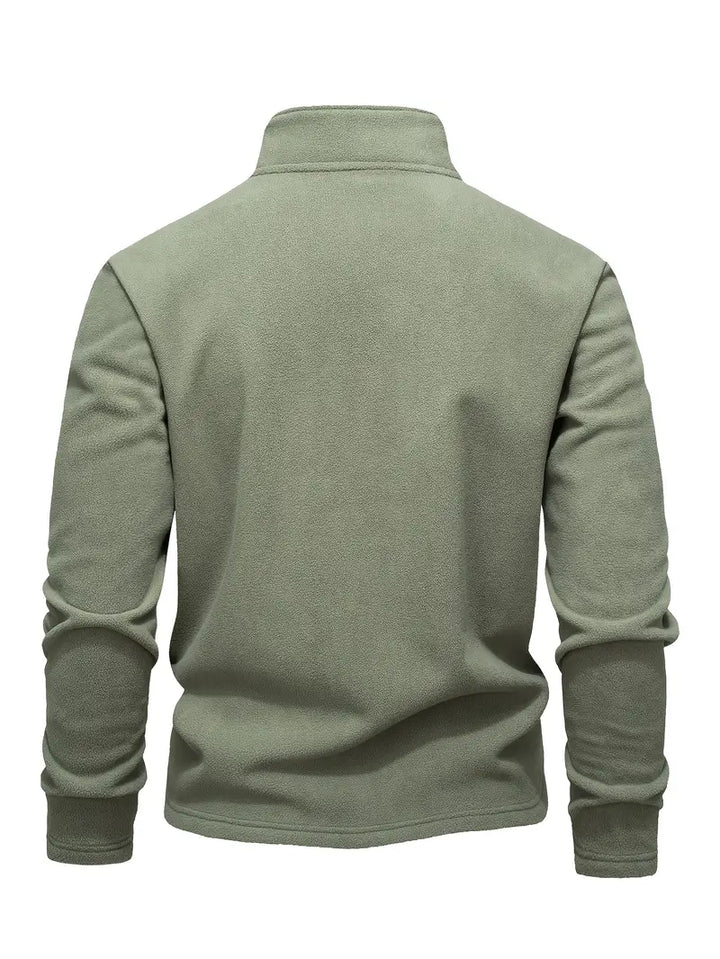 Lamar - Sudadera De Manga Larga Con Media Cremallera