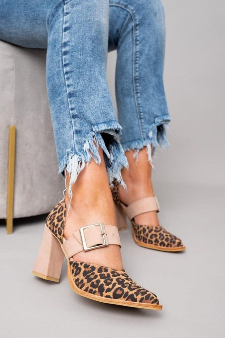 Avano - Sandalias Con Estampado De Leopardo