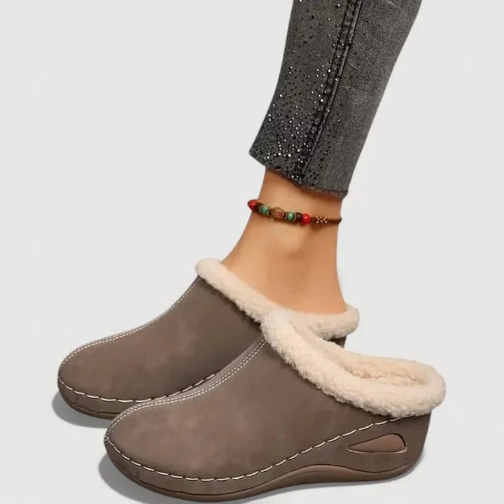 Achly - Zapatillas de Plataforma de Denim Afelpado