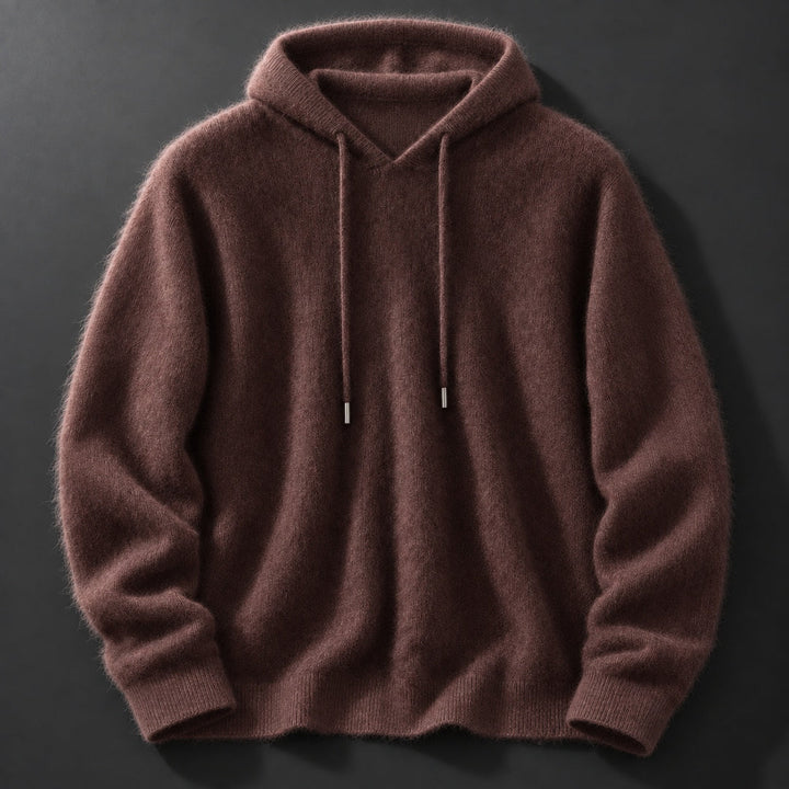 Fynch - Sudadera Con Capucha de Punto Cordón y Puños Acanalados