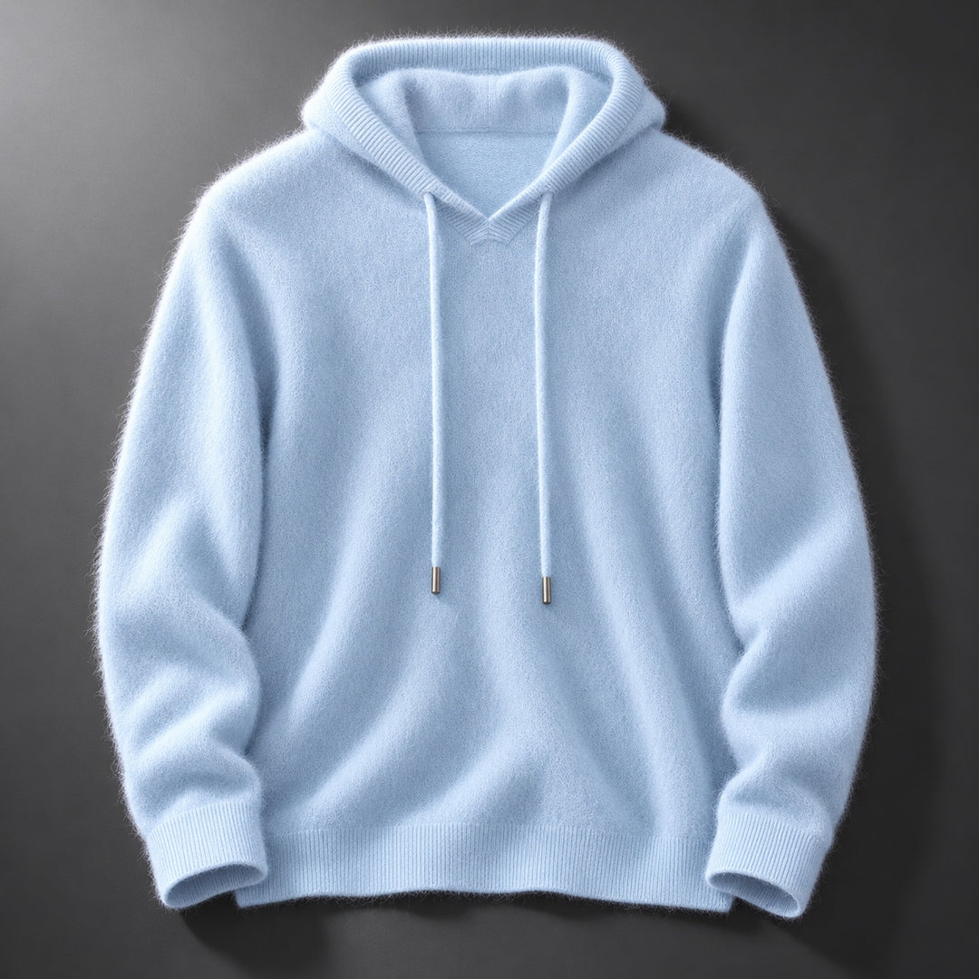 Fynch - Sudadera Con Capucha de Punto Cordón y Puños Acanalados