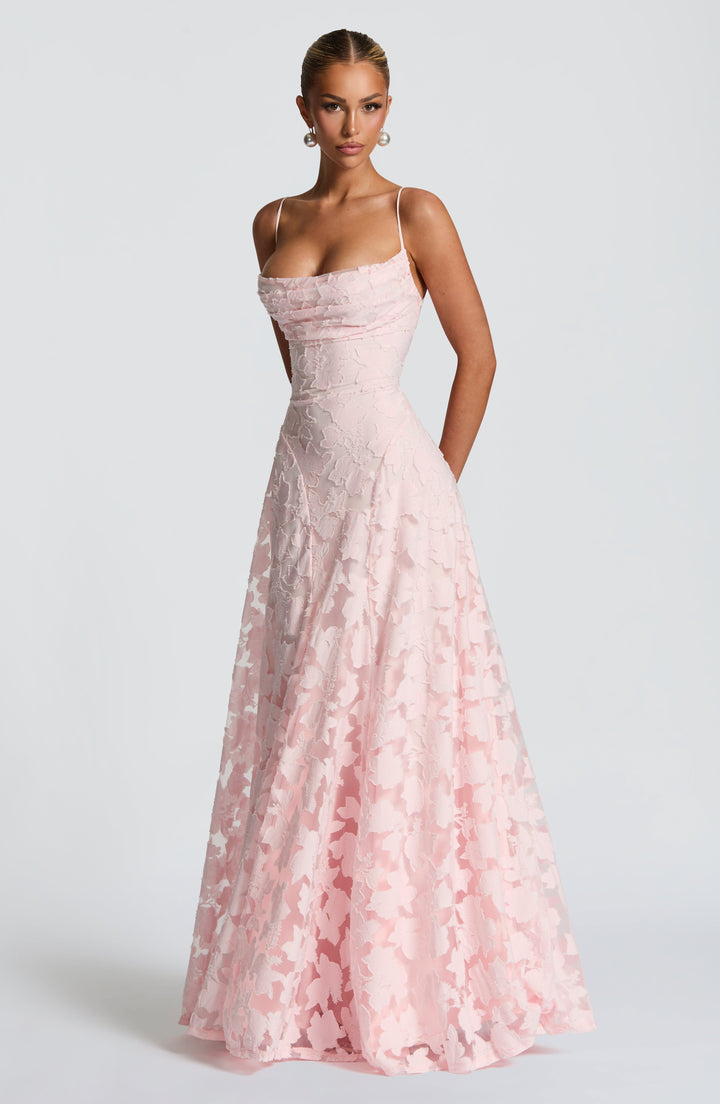 Alona - Elegante Vestido Largo Con Corsé De Encaje