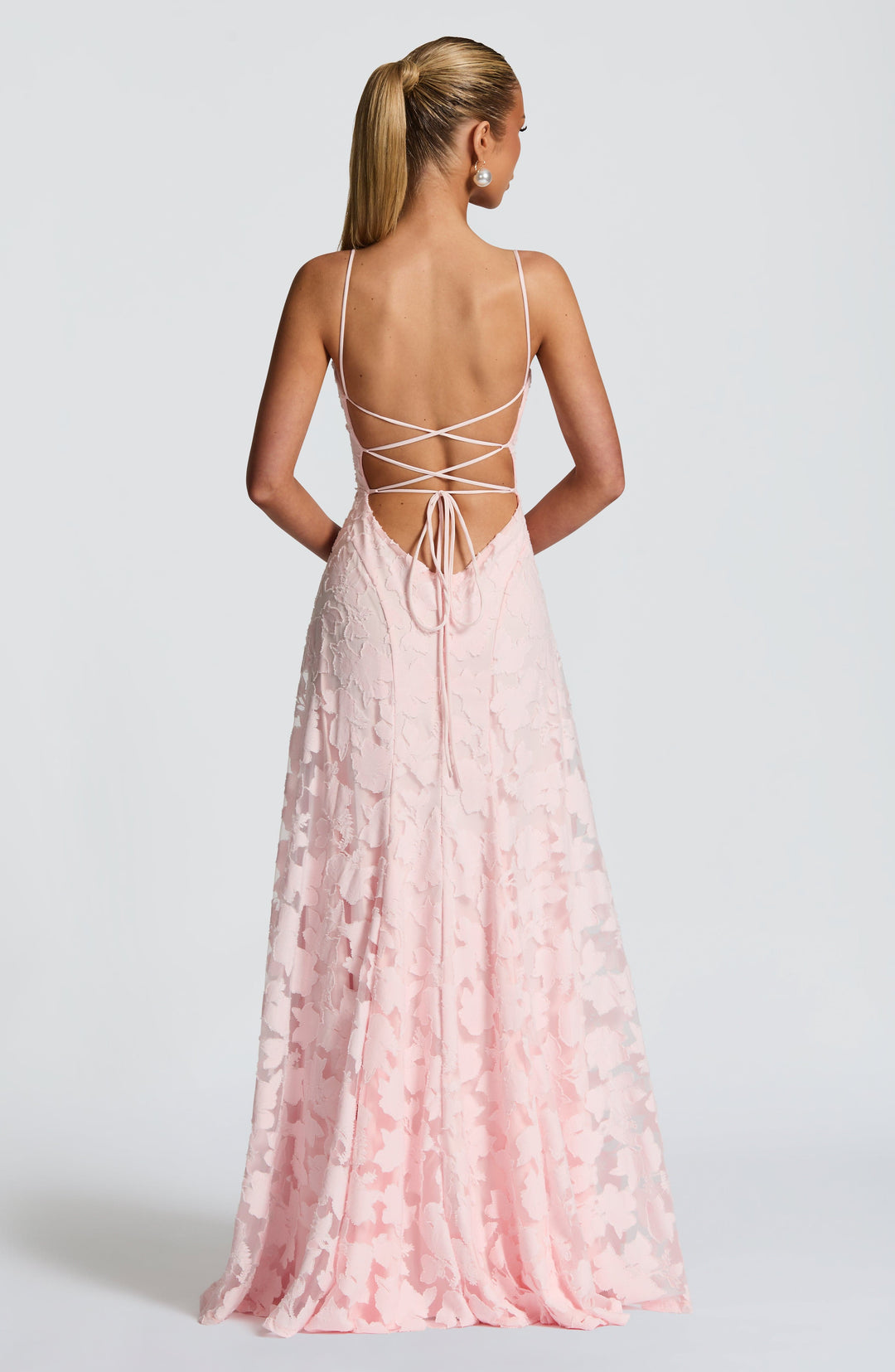 Alona - Elegante Vestido Largo Con Corsé De Encaje