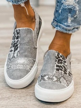 Valeriya - Casual Leopardo Zapatos