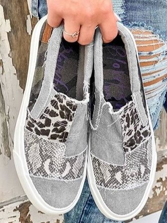 Valeriya - Casual Leopardo Zapatos