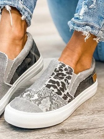 Valeriya - Casual Leopardo Zapatos