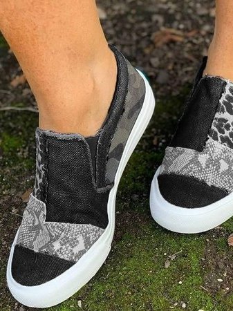 Valeriya - Casual Leopardo Zapatos