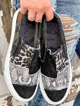 Valeriya - Casual Leopardo Zapatos