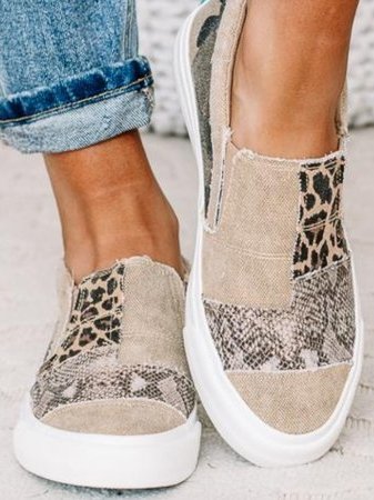 Valeriya - Casual Leopardo Zapatos