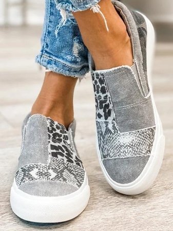 Valeriya - Casual Leopardo Zapatos