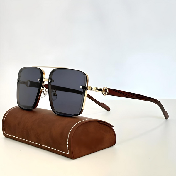 VintEdge - Gafas de sol Retro Cuadradas