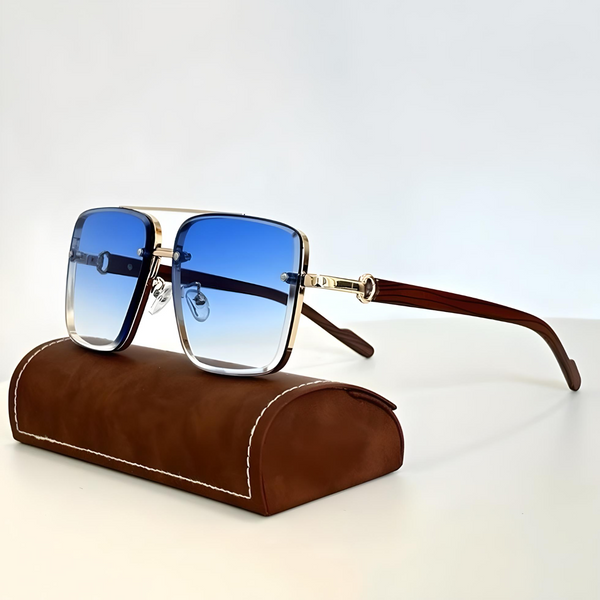 VintEdge - Gafas de sol Retro Cuadradas