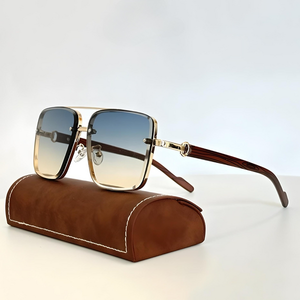 VintEdge - Gafas de sol Retro Cuadradas