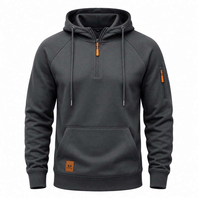 Juventus - Sudadera Con Capucha Y Cremallera De Un Cuarto