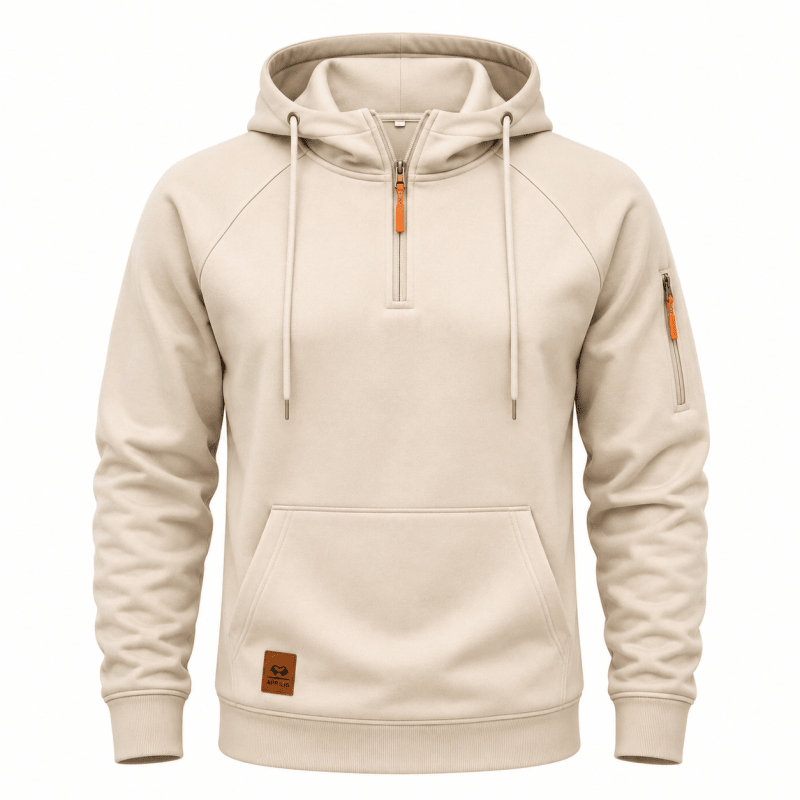 Juventus - Sudadera Con Capucha Y Cremallera De Un Cuarto