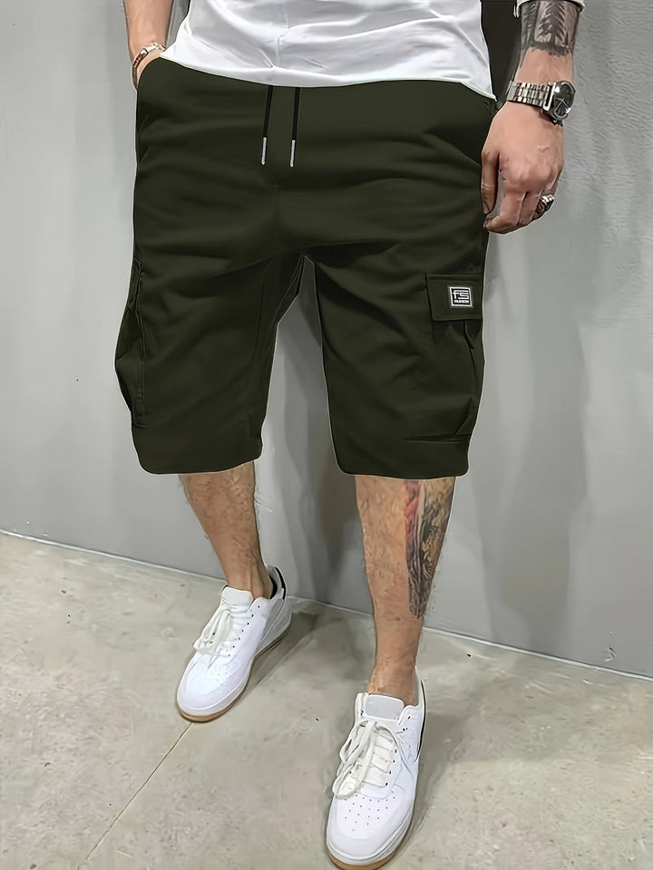 Emmitt - Multibolsillos Pantalones Cortos Tipo Cargo