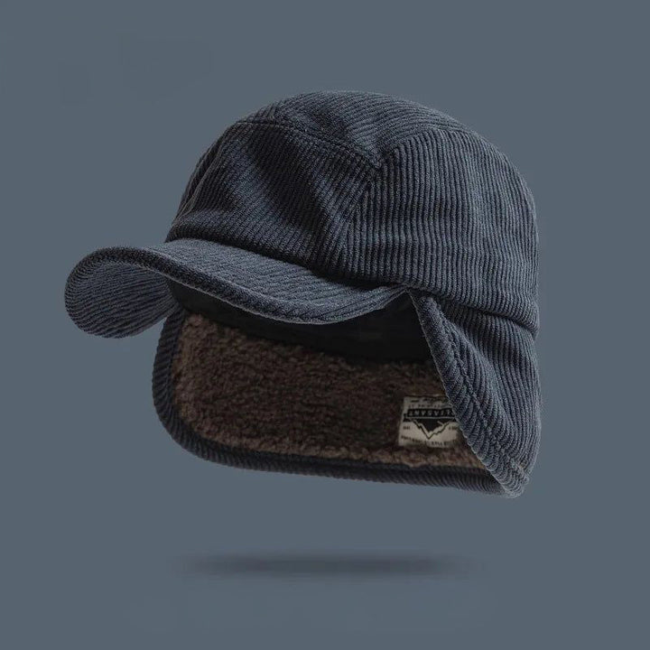 CozyFlaps - Gorro Acanalado con Orejeras