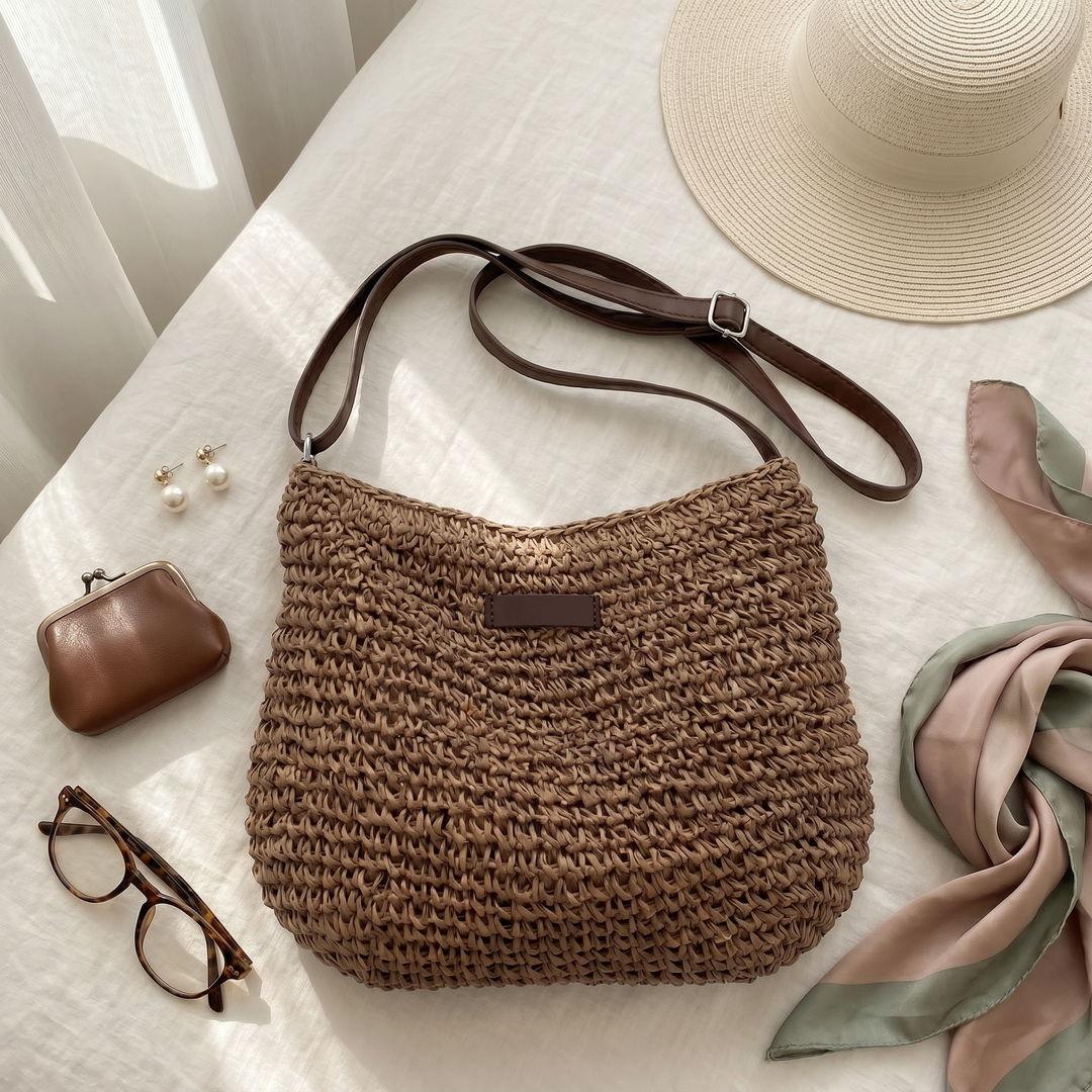 Liisi - Elegante Bolso De Hombro Trenzado