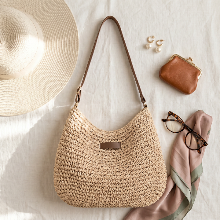 Liisi - Elegante Bolso De Hombro Trenzado