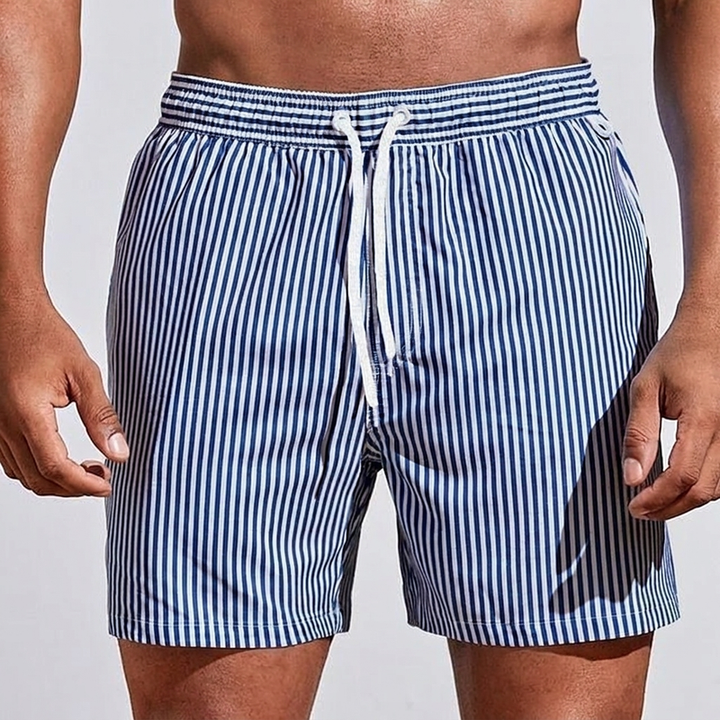 Nazif - Pantalones Cortos De Verano a Rayas