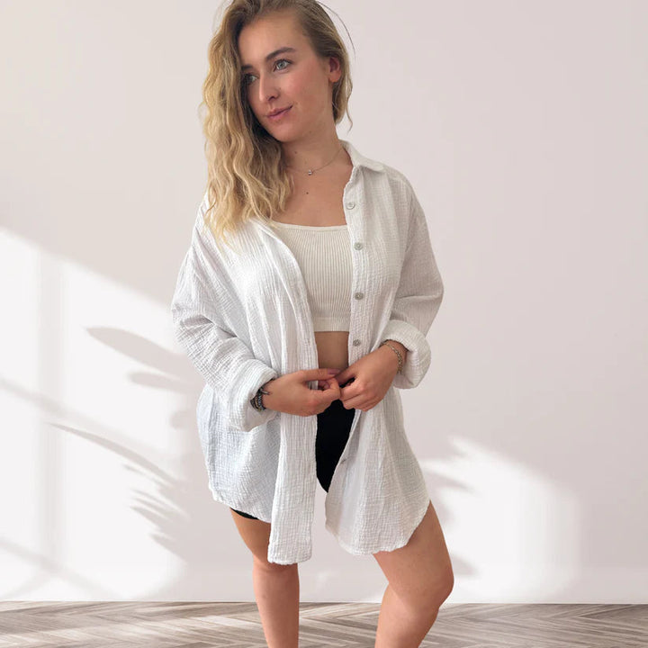 Eliza - Camisa Horus Oversize de Algodón