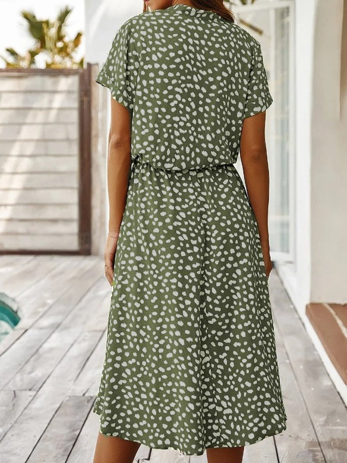Carine - Vestido Con Cuello En V