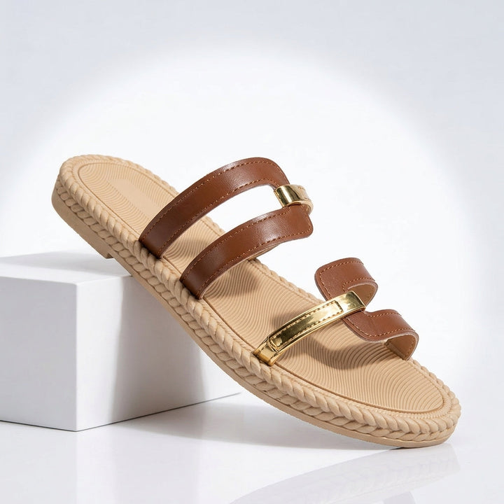 Marlyne - Sandalias de Tiras Cruzadas