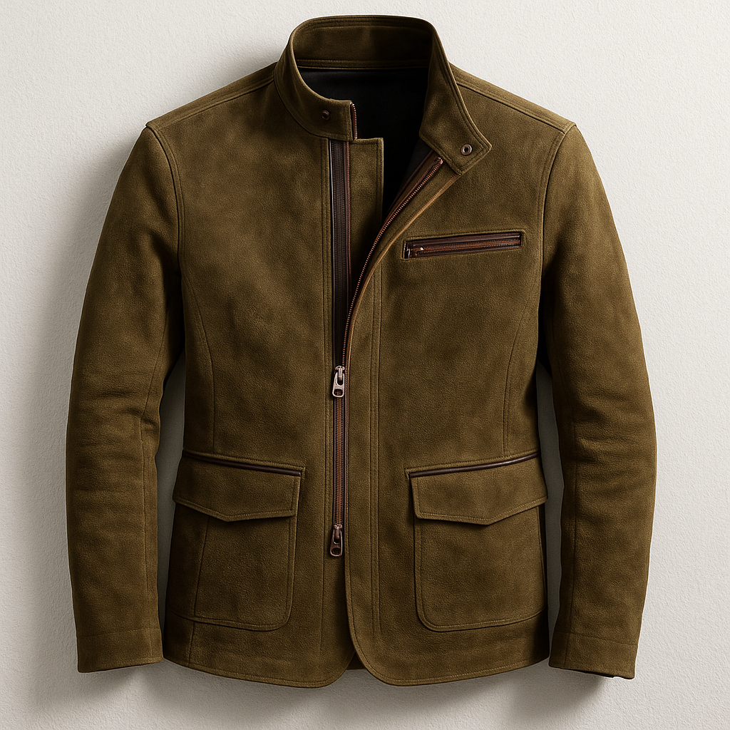 Plamen - Chaqueta De Ante Con Bolsillos