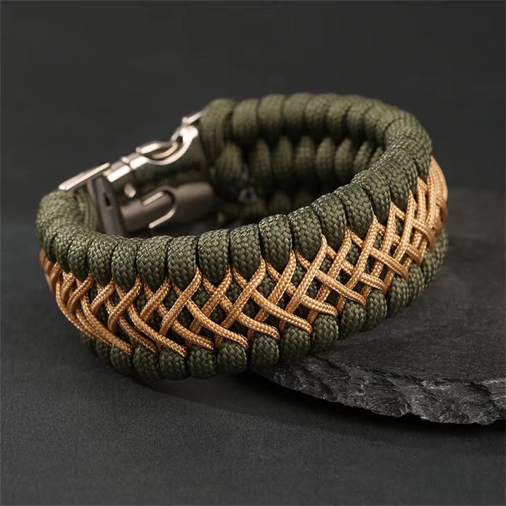 KnotVanta - Pulsera Con Cordón Trenzado Y Hebilla