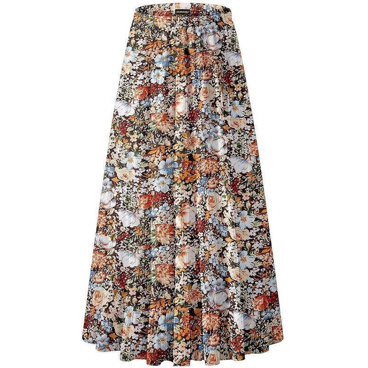 Zolina - Falda Con Estampado Floral Y Cintura Elástica