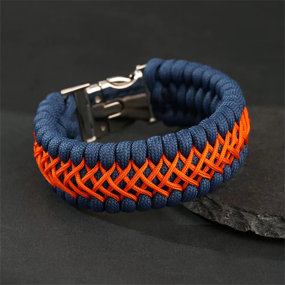 KnotVanta - Pulsera Con Cordón Trenzado Y Hebilla