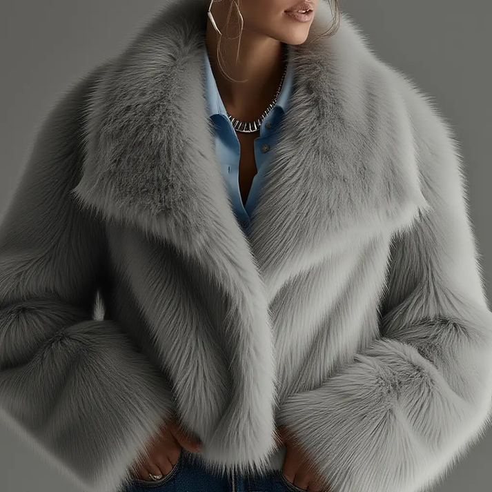 Quaithe - Abrigo Oversize De Pelo Suave