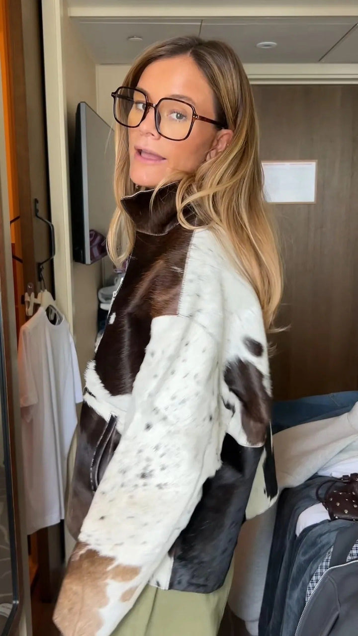 Kamilah - Chaqueta Estampada De Manga Larga