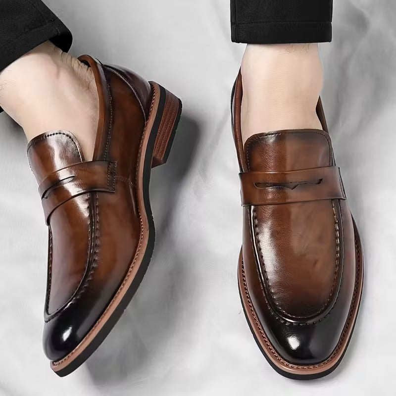 Rayan - Zapatos Ortopédicos Antideslizantes De Cuero