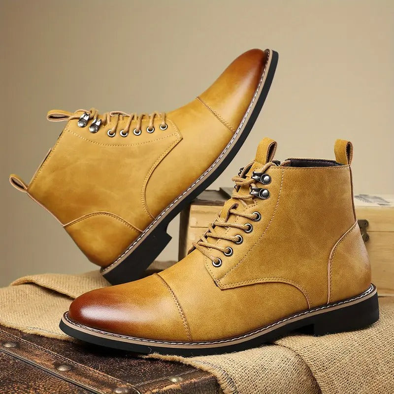 Sjaak - Botas Ortopédicas De Cuero