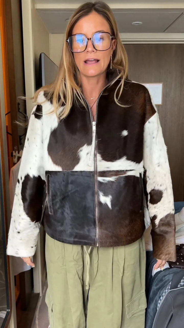Kamilah - Chaqueta Estampada De Manga Larga