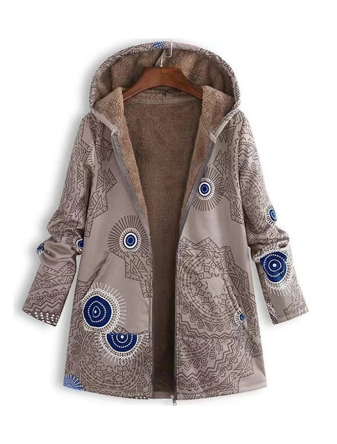 Aerilyn - Parka Cálida y Suave Con Bolsillos