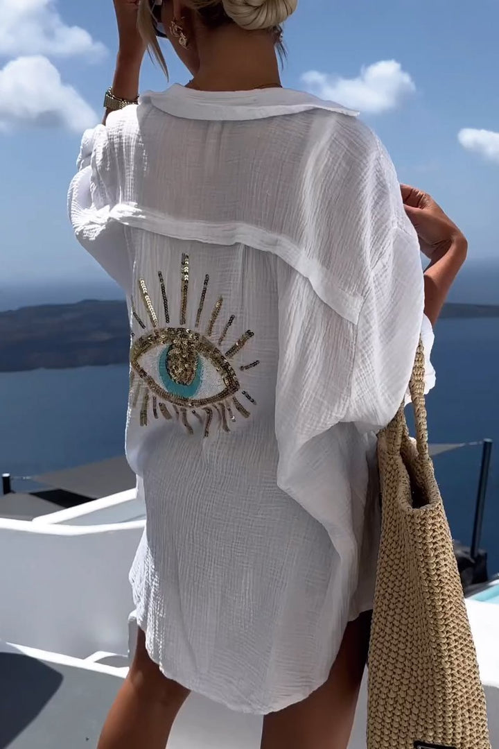 Eliza - Camisa Horus Oversize de Algodón