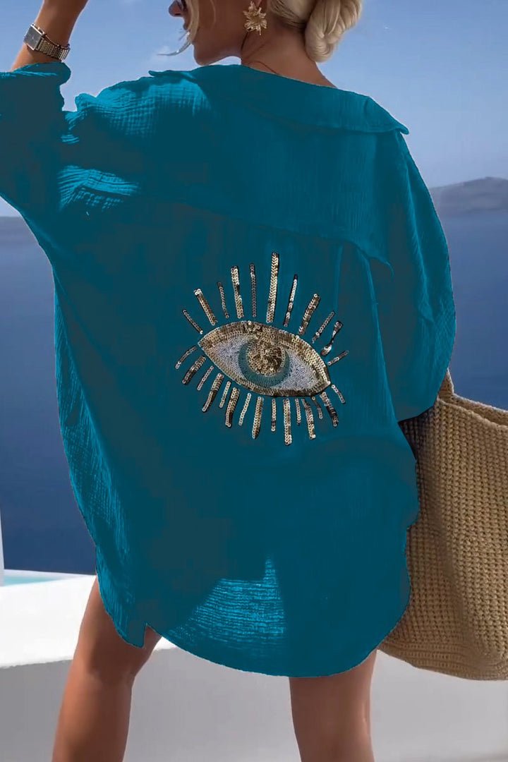 Eliza - Camisa Horus Oversize de Algodón