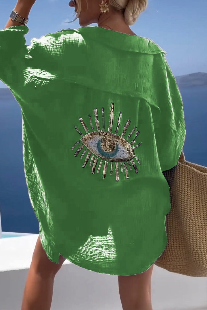Eliza - Camisa Horus Oversize de Algodón