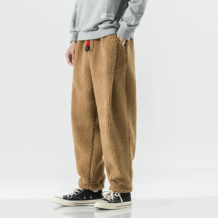 Juaib - Pantalones De Chándal De Forro Polar