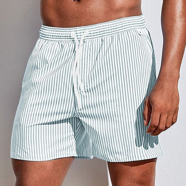 Nazif - Pantalones Cortos De Verano a Rayas