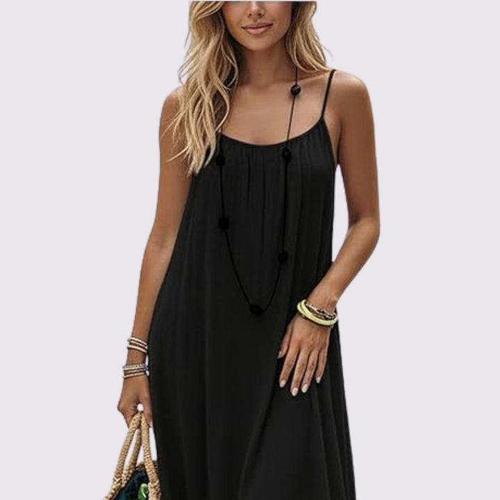 Diandra - Elegante Vestido Largo Sin Espalda