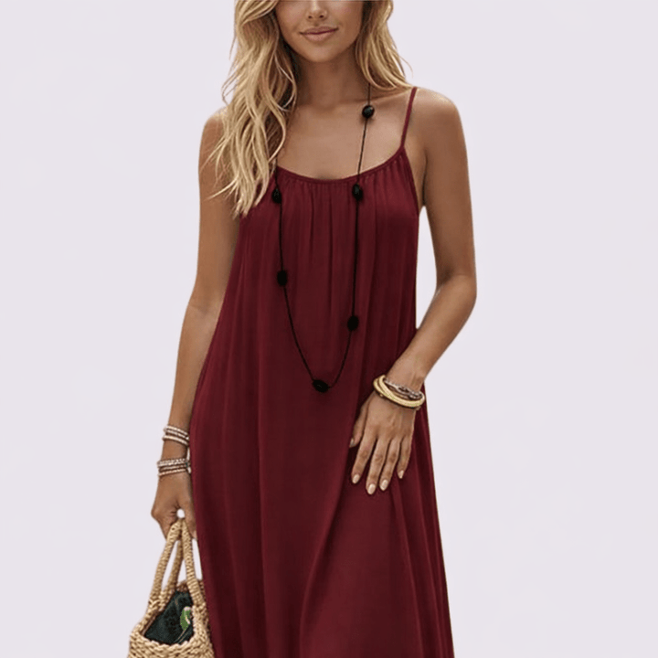 Diandra - Elegante Vestido Largo Sin Espalda